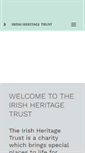 Mobile Screenshot of irishheritagetrust.ie